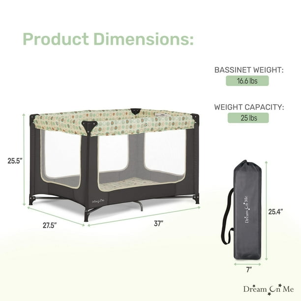 Dream On Me Zodiak Portable Playard, Model #438