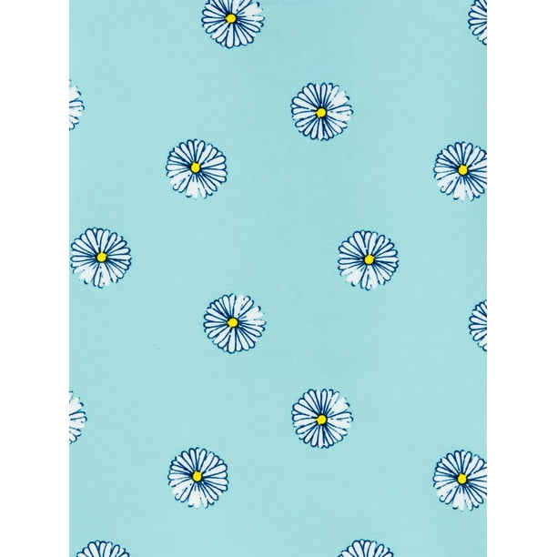 Carter's Child of Mine Baby Girls' Blue Flower 1 Piece, Sizes 0-3months - 24months