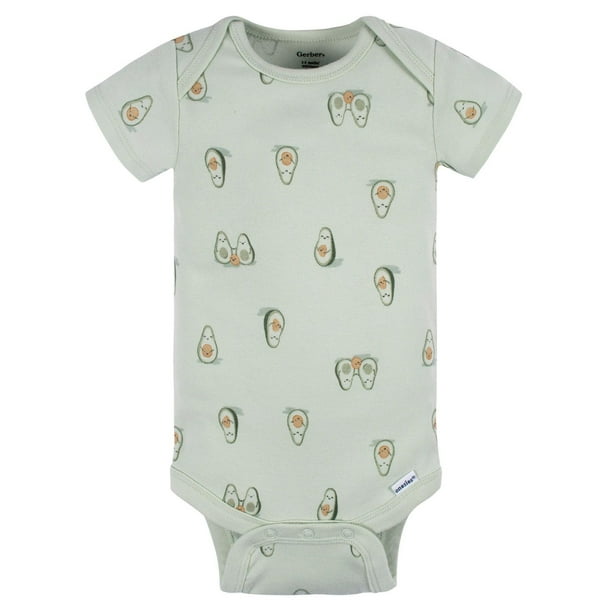 Gerber 3-Pack Baby Short Sleeve Onesies Bodysuit