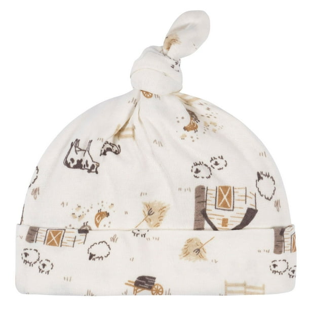 Gerber 3-Piece Baby Cap, Shirt & Footed Pant Set