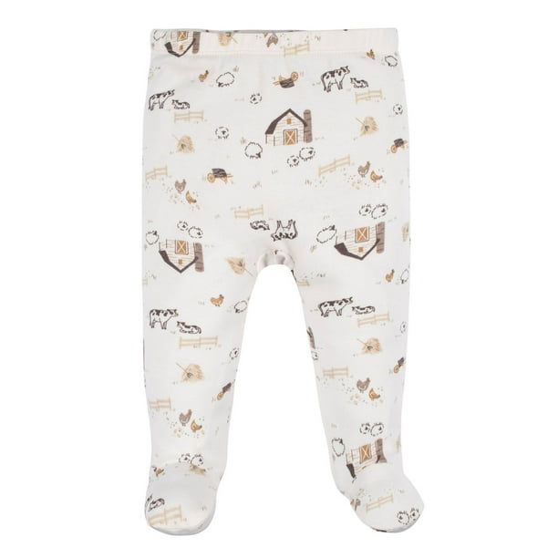 Gerber 3-Piece Baby Cap, Shirt & Footed Pant Set