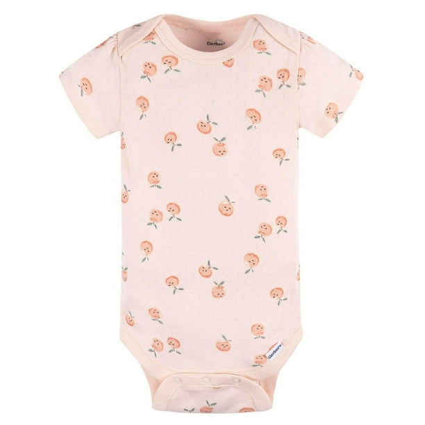 Gerber - 3 pack Onesies - Peach, 3 pack