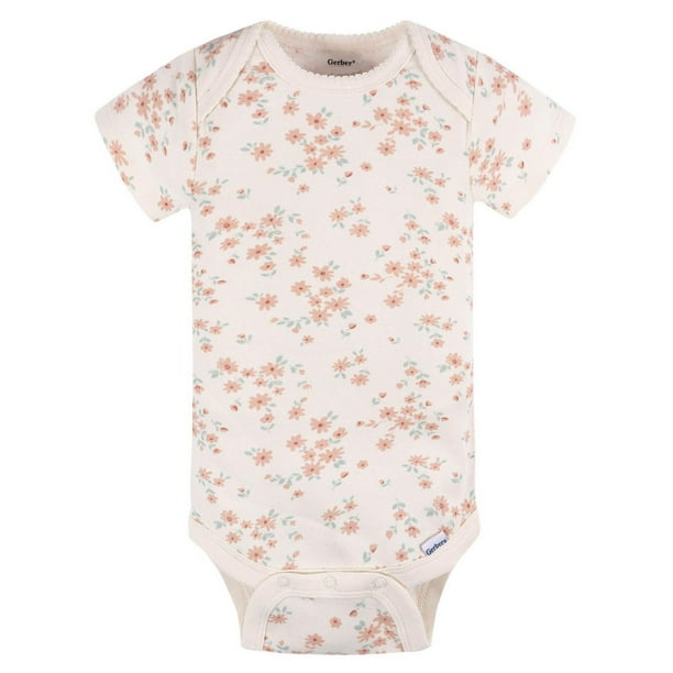 Gerber - 3 pack Onesies - Peach, 3 pack