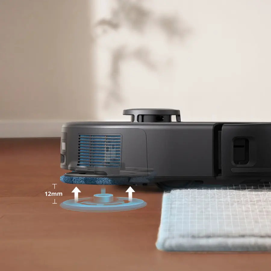eufy - X10 Pro Omni Wi-Fi Connected Robot Vacuum & Mop with Self Washing and Self Drying Auto Empty Station - Black