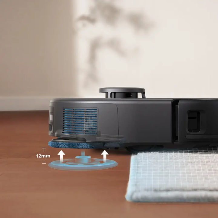 eufy - X10 Pro Omni Wi-Fi Connected Robot Vacuum & Mop with Self Washing and Self Drying Auto Empty Station - Black