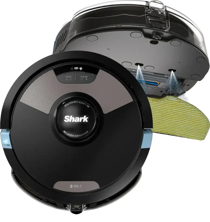Shark - AI Ultra 2-in-1 Robot Vacuum & Mop with Sonic Mopping, Matrix Clean, Home Mapping, WiFi Connected - Black - Open Box - Good