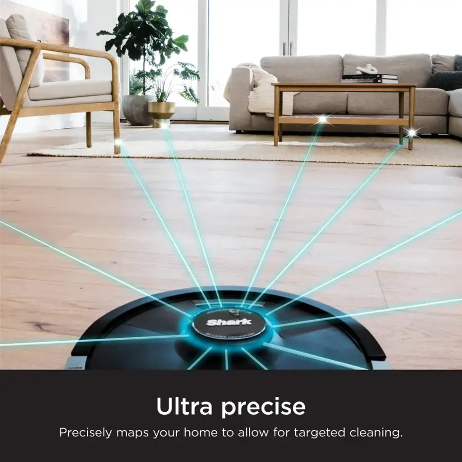 Shark - AI Ultra 2-in-1 Robot Vacuum & Mop with Sonic Mopping, Matrix Clean, Home Mapping, WiFi Connected - Black - Open Box - Good