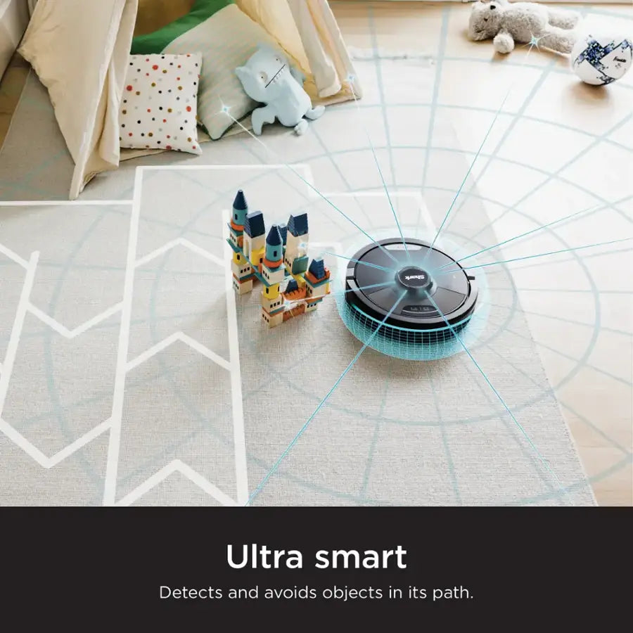 Shark - AI Ultra 2-in-1 Robot Vacuum & Mop with Sonic Mopping, Matrix Clean, Home Mapping, WiFi Connected - Black - Open Box - Good