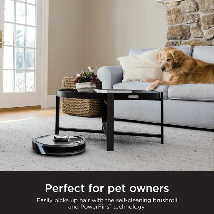 Shark - AI Ultra 2-in-1 Robot Vacuum & Mop with Sonic Mopping, Matrix Clean, Home Mapping, WiFi Connected - Black - Open Box - Good