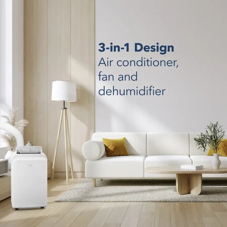 Insignia™ - 350 Sq. Ft. Portable Air Conditioner - White