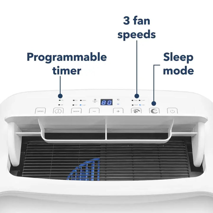 Insignia™ - 350 Sq. Ft. Portable Air Conditioner - White