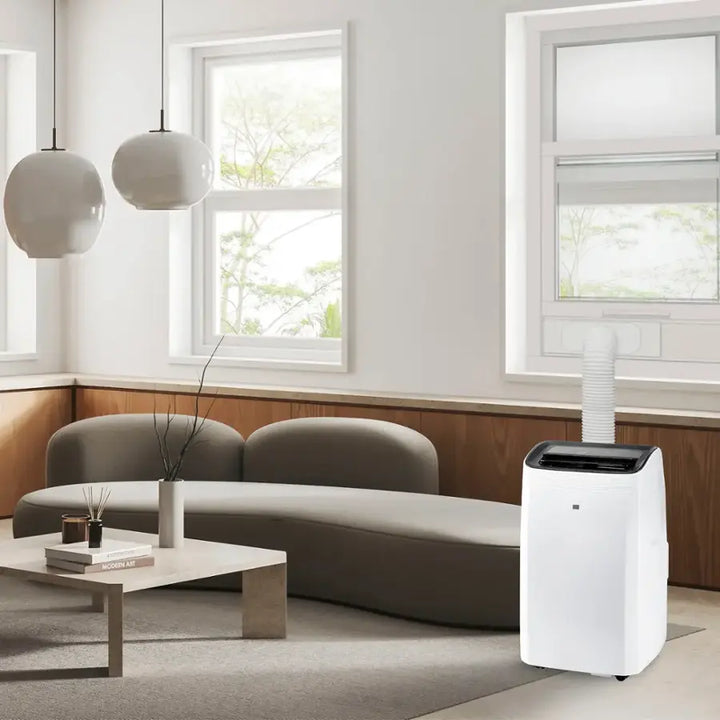 TCL - 450 Sq. Ft. 10,000 BTU 3-in-1 Smart Portable Air Conditioner - White