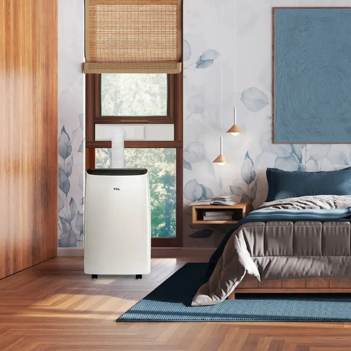 TCL - 300 Sq. Ft. 7,000 BTU 3-in-1 Smart Portable Air Conditioner - White