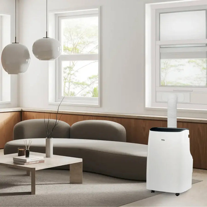 TCL - 300 Sq. Ft. 7,000 BTU 3-in-1 Smart Portable Air Conditioner - White