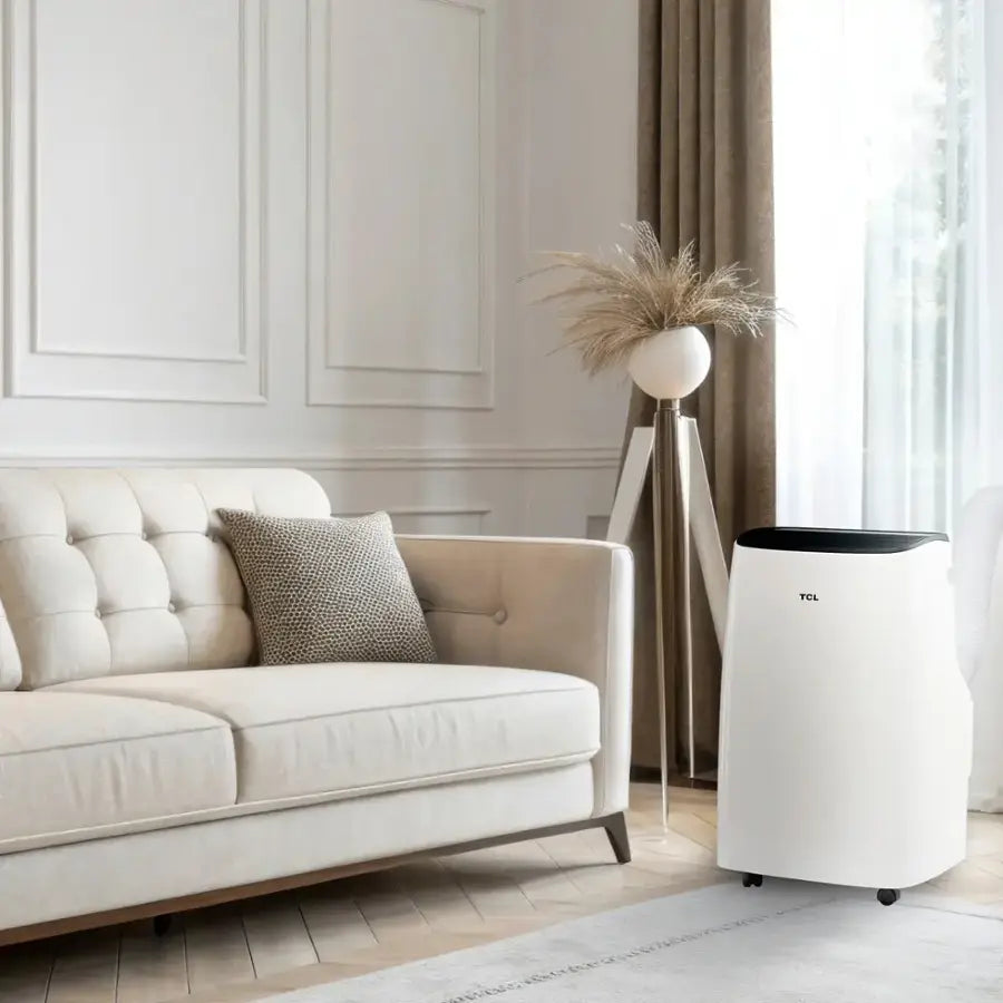 TCL - 300 Sq. Ft. 7,000 BTU 3-in-1 Smart Portable Air Conditioner - White
