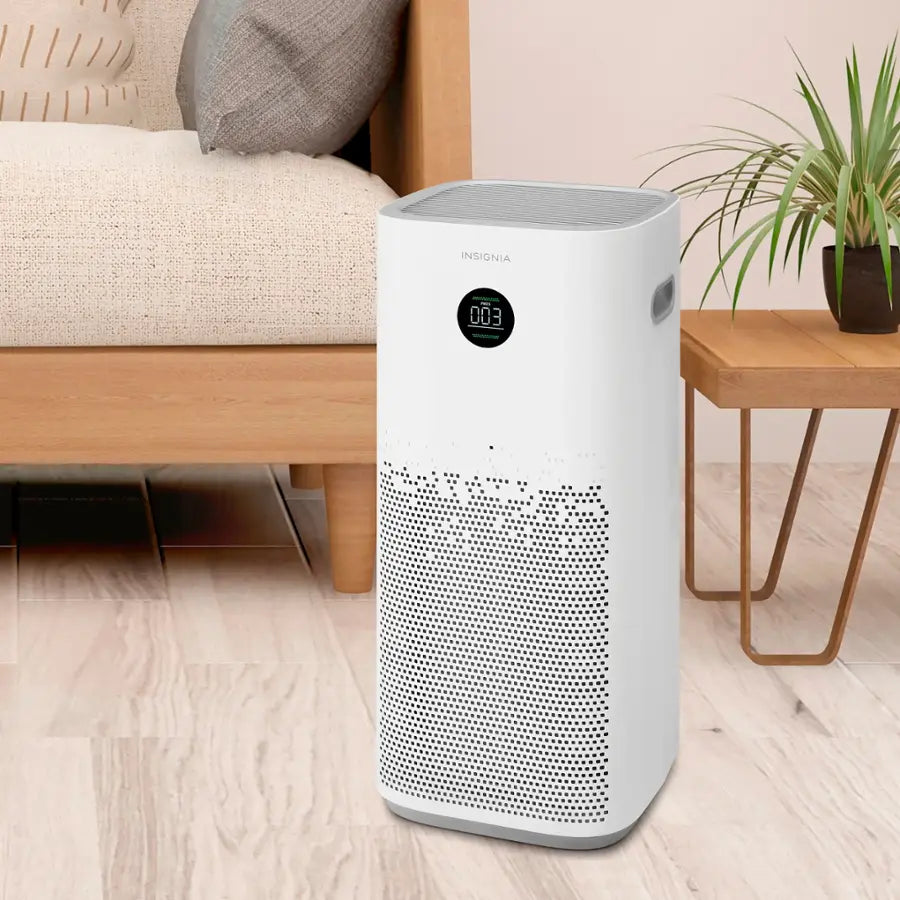Insignia™ - 497 Sq. Ft. HEPA Air Purifier with ENERGY STAR Certification - White