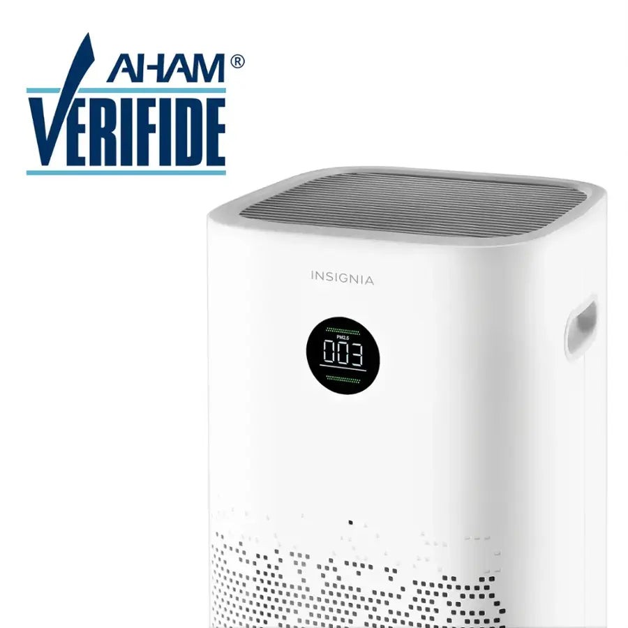 Insignia™ - 497 Sq. Ft. HEPA Air Purifier with ENERGY STAR Certification - White