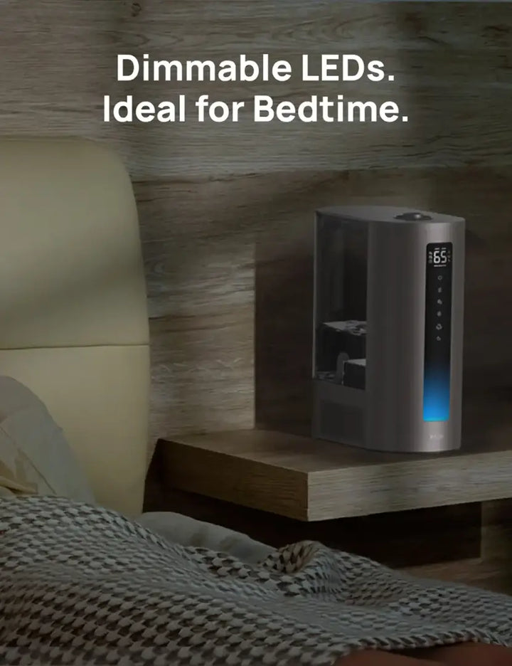 Dreo - 1.6 Gal Smart Ultrasonic Warm & Cool Humidifier with Dual Aroma Pad Tray, HM813S - Champagne