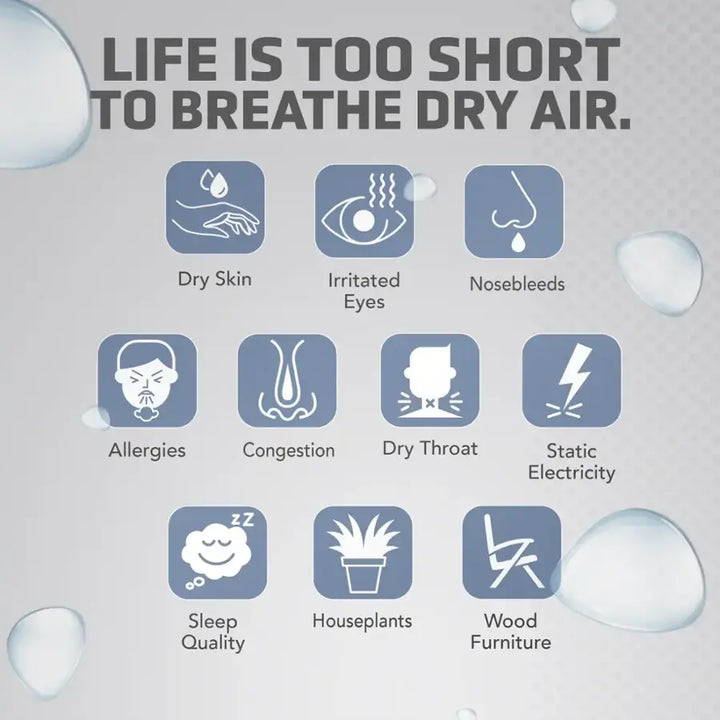 PureGuardian - Ultrasonic 2 Gal. Warm and Cool Mist Aromatherapy Humidifier - Blue/White