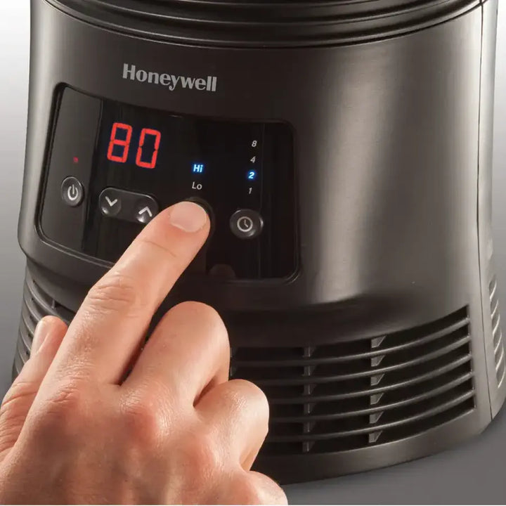 Honeywell - 360 Surround Digital Fan-Forced Heater - Black