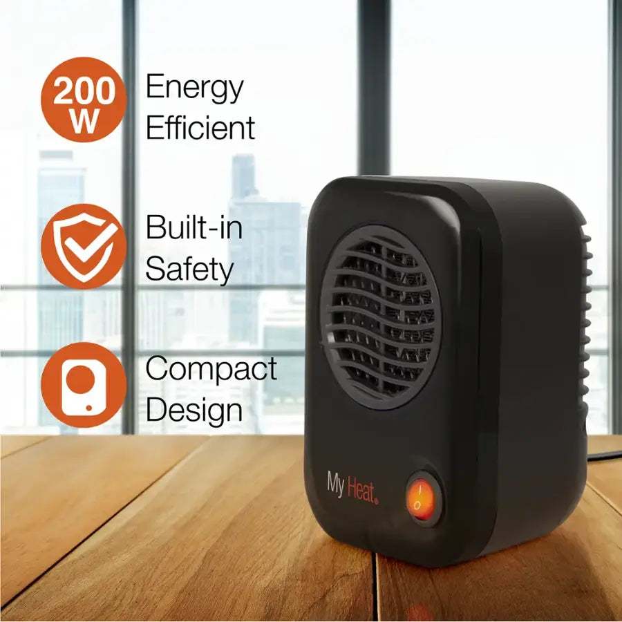 Lasko - MyHeat Personal Electric Portable Space Heater - Black