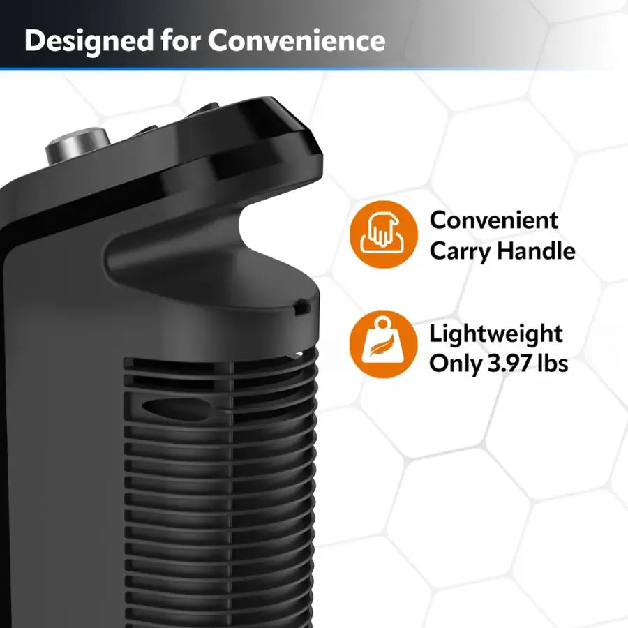 Lasko - 1500-Watt Portable Ceramic Heater for Tabletop or Floor - Black