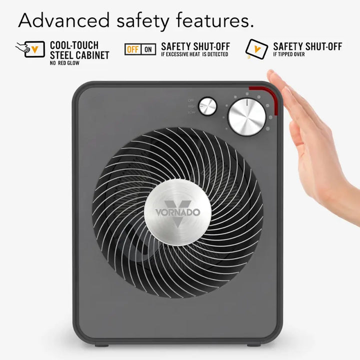 Vornado - VMHi300 Whole Room Metal Space Heater - Storm Gray