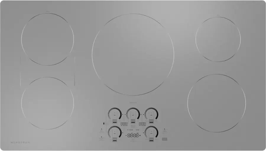 Monogram - 36" Built-In Induction Cooktop - Silver