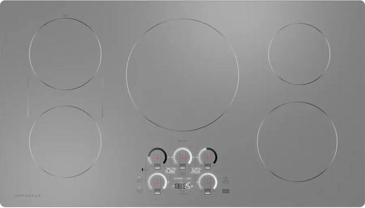 Monogram - 36" Built-In Induction Cooktop - Silver