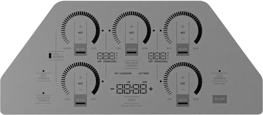 Monogram - 36" Built-In Induction Cooktop - Silver