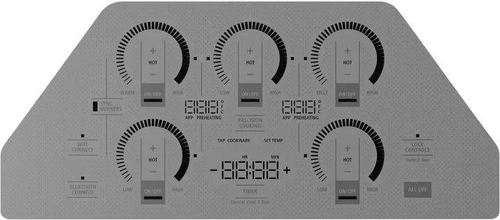 Monogram - 36" Built-In Induction Cooktop - Silver