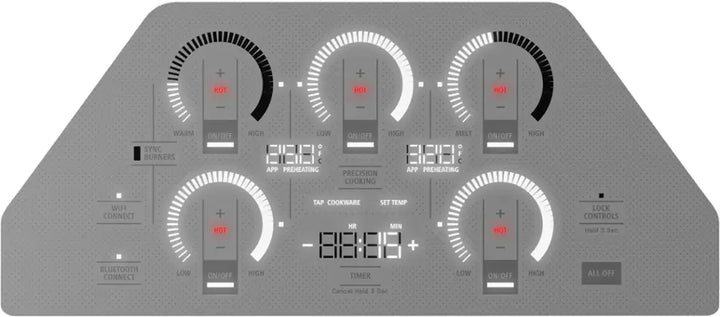 Monogram - 36" Built-In Induction Cooktop - Silver