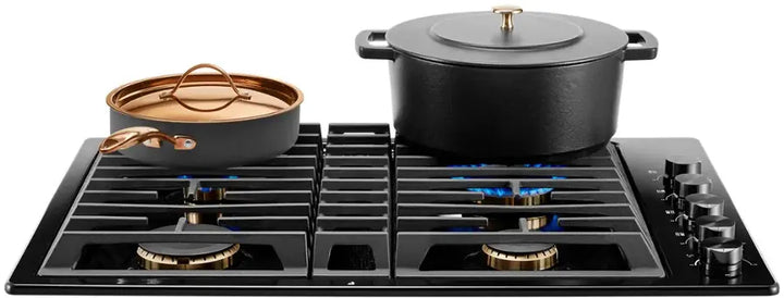 JennAir - 30" Built-In Gas Cooktop - Black