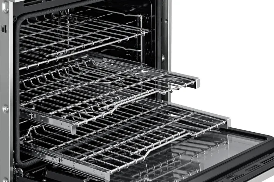 Dacor - Transitional 30" Built-In Electric Four-Part Pure Convection Combination Wall Oven with Microwave and Steam Assist - Silver Stainless Steel