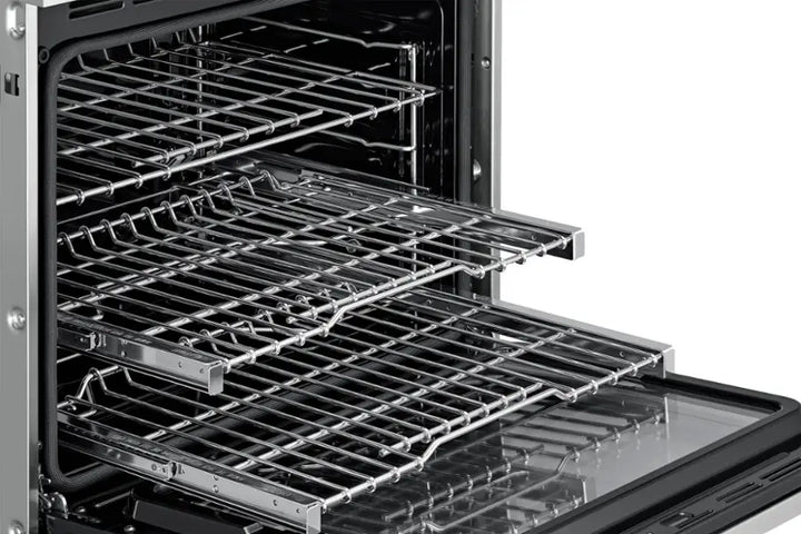 Dacor - Transitional 30" Built-In Electric Four-Part Pure Convection Combination Wall Oven with Microwave and Steam Assist - Silver Stainless Steel