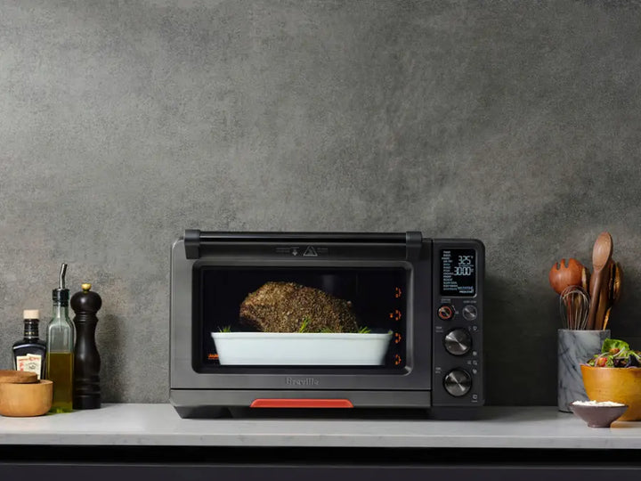 Breville - the Joule 1.0 Cubic Ft Oven Air Fryer Pro - Black Stainless Steel