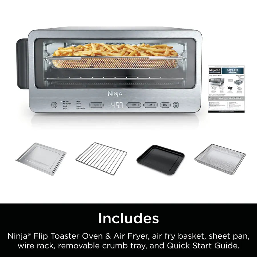 Ninja - Flip Toaster Oven & Air Fryer - Gray