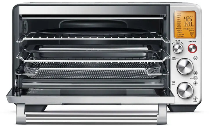 Breville - the Smart Oven Air Fryer Pro Convection Toaster/Pizza Oven - Brushed Stainless Steel