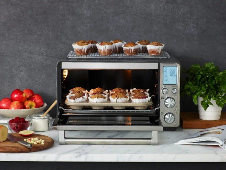 Breville - the Smart Oven Air Fryer Pro Convection Toaster/Pizza Oven - Brushed Stainless Steel