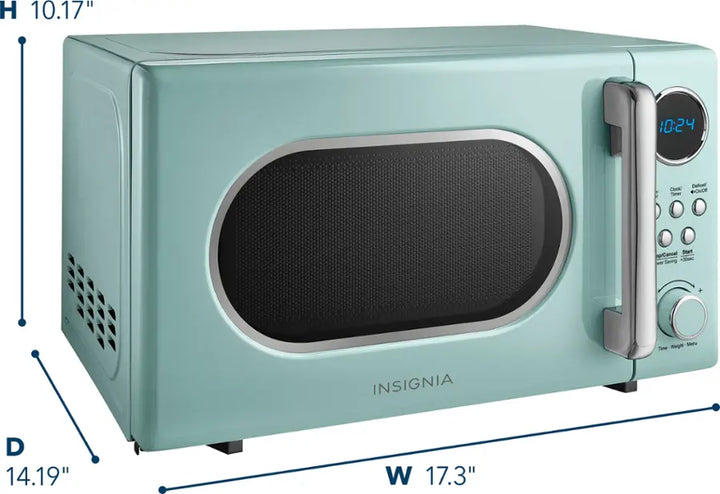 Insignia™ - .7 Cu. Ft. Retro Compact Microwave - Cream