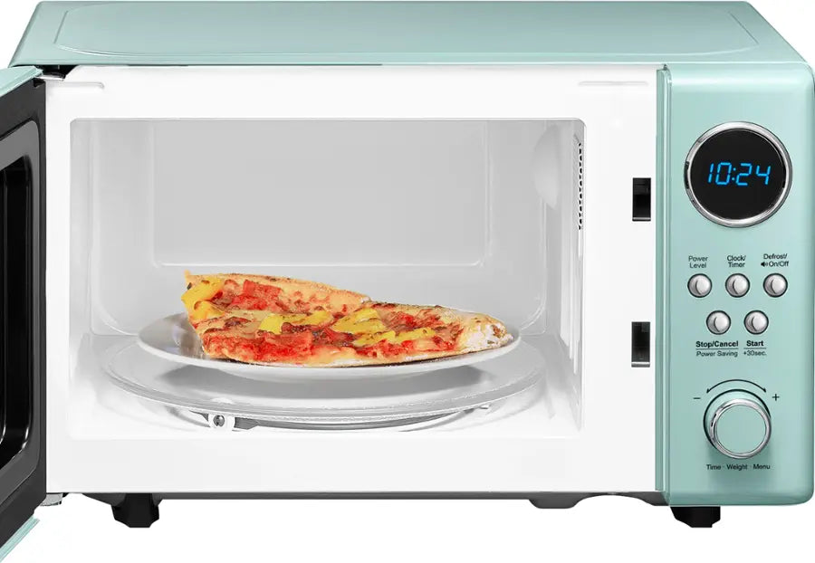 Insignia™ - .7 Cu. Ft. Retro Compact Microwave - Cream