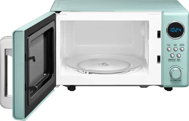 Insignia™ - .7 Cu. Ft. Retro Compact Microwave - Cream