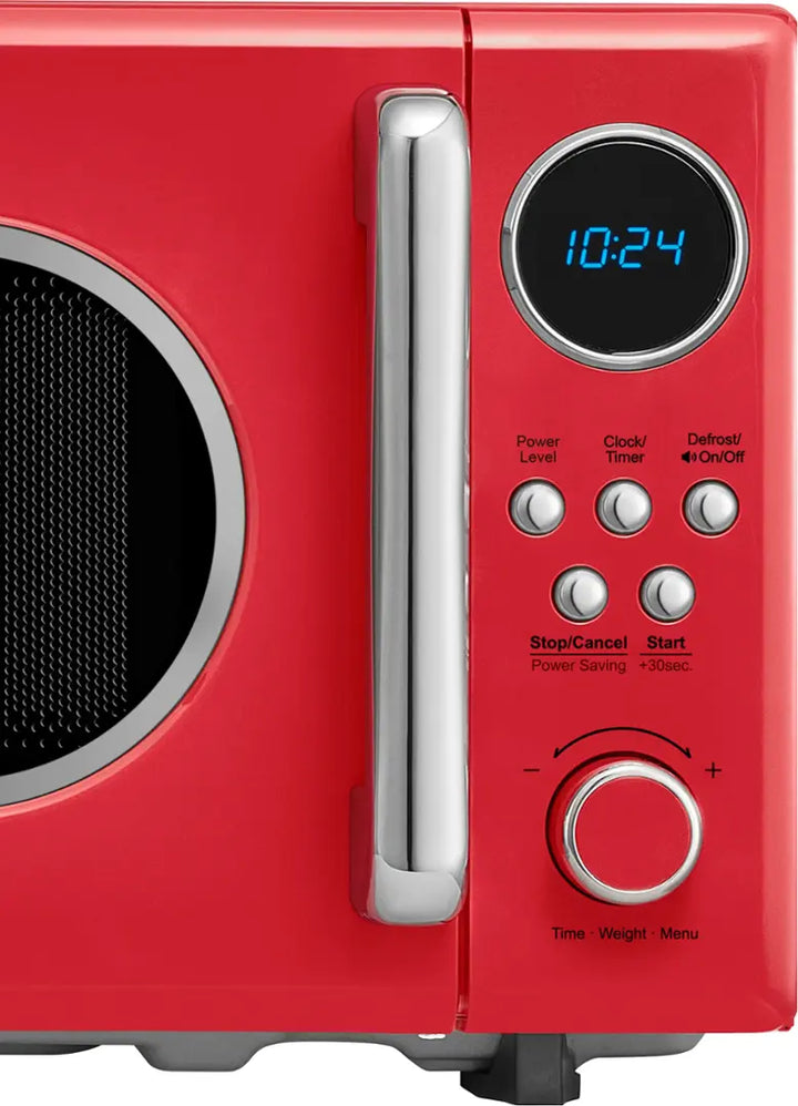 Insignia™ - .7 Cu. Ft. Retro Compact Microwave - Cream