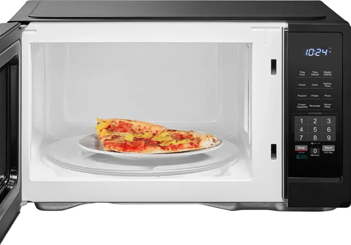 Insignia™ - 1.1 Cu. Ft. Countertop Microwave - Black