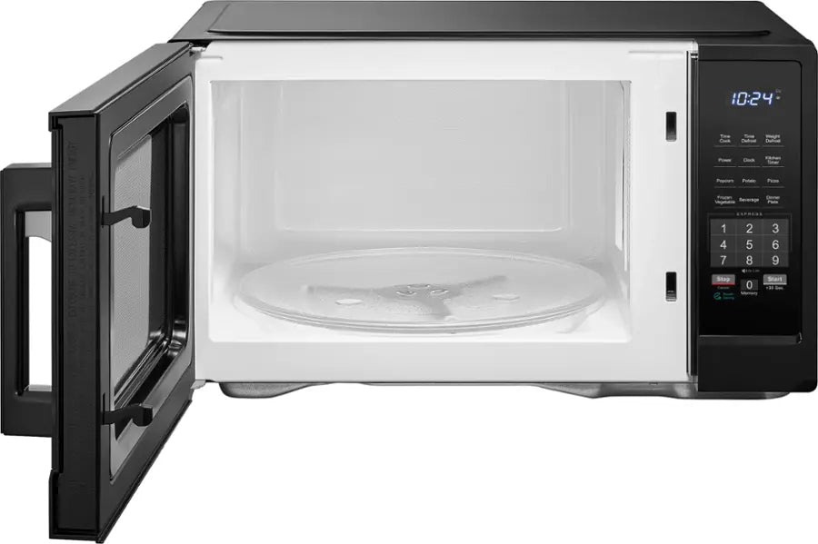 Insignia™ - 1.1 Cu. Ft. Countertop Microwave - Black