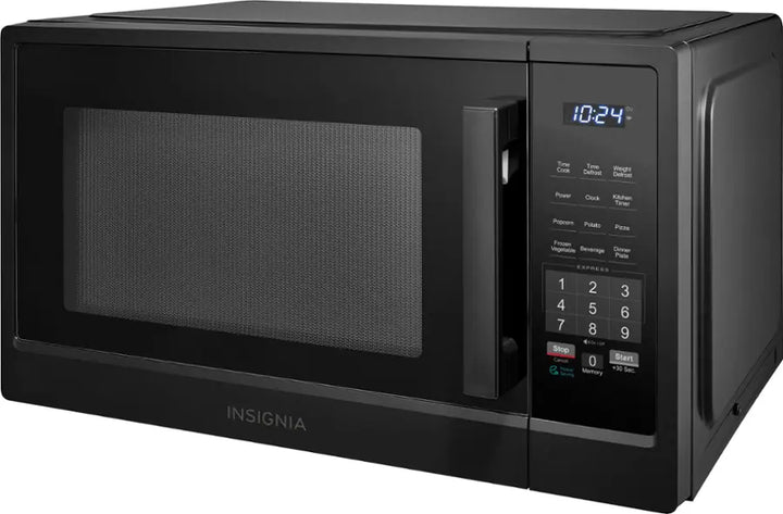 Insignia™ - 1.1 Cu. Ft. Countertop Microwave - Black
