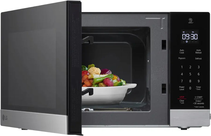 LG - 0.9 Cu. Ft. Countertop Microwave with Sensor Cooking and Smart Inverter - Stainless Steel