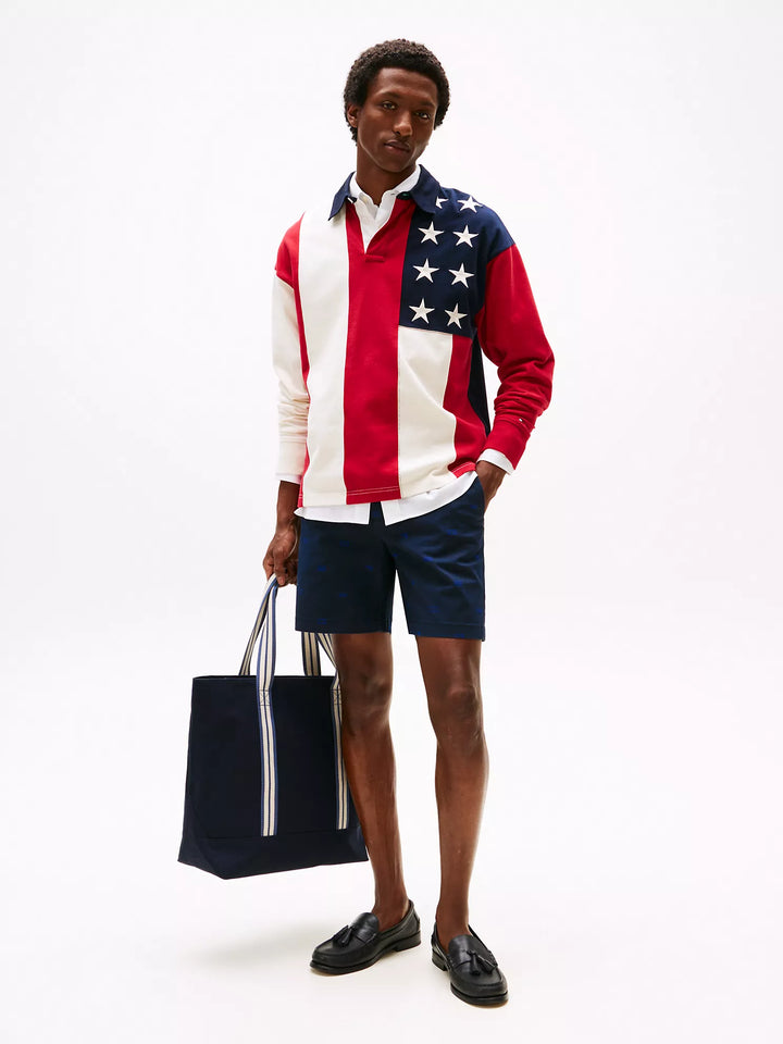 Tommy Hilfiger 7" Allover Flag Chino Short