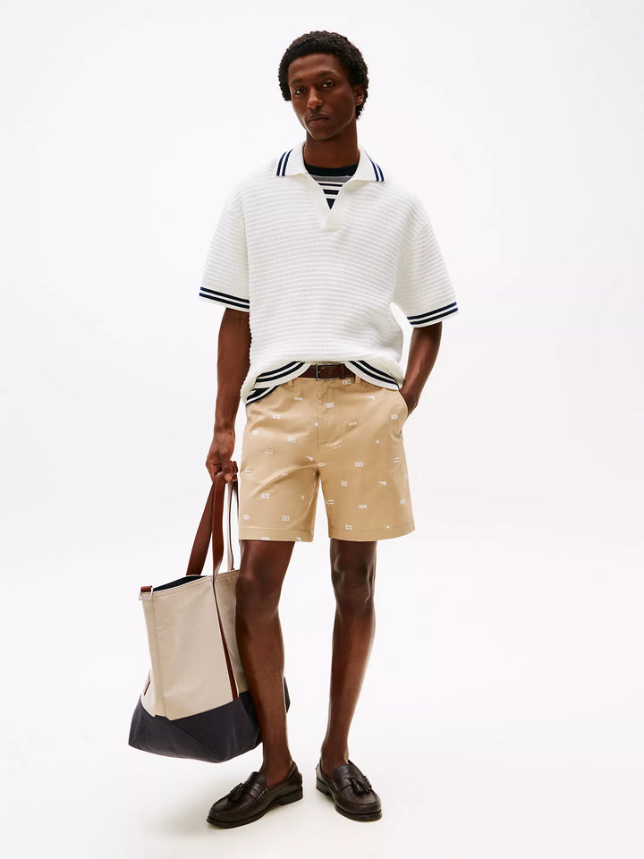 Tommy Hilfiger 7" Allover Flag Chino Short
