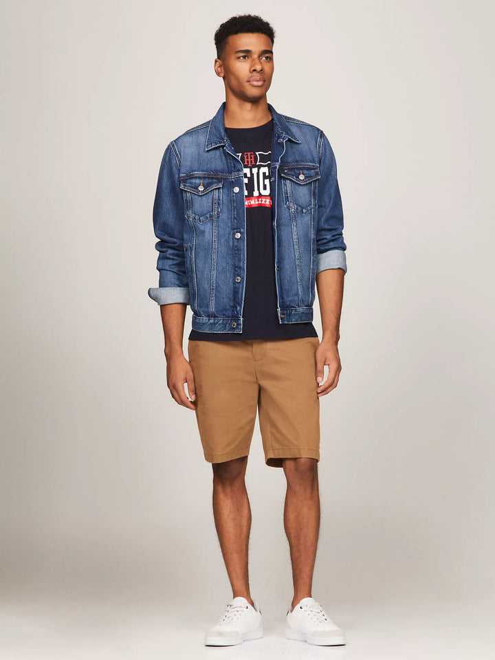 Tommy Hilfiger Belted Twill 9" Short